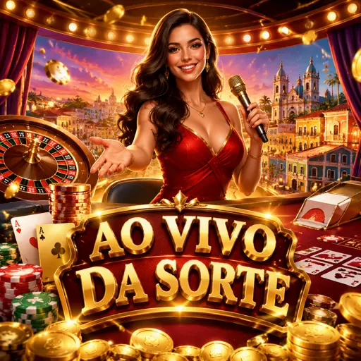 Crupiê ao vivo em estúdio de transmissão de cassino