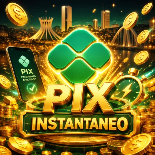 Ícone de pagamento PIX instantâneo