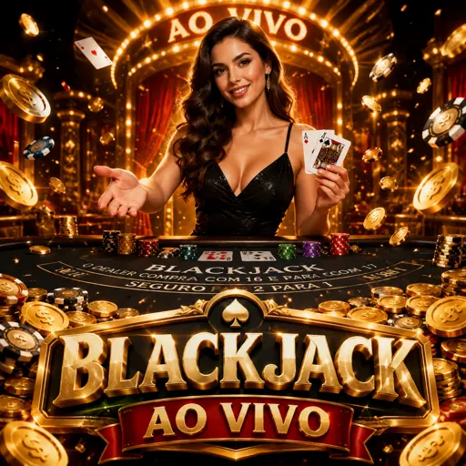 Mesa de blackjack ao vivo com cartas distribuídas sobre o pano verde