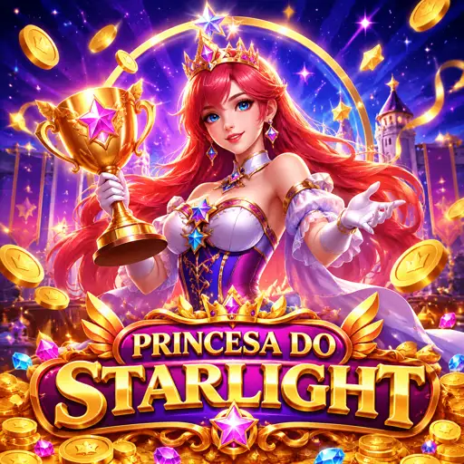 Rolos do Starlight Princess com personagem animê e multiplicadores